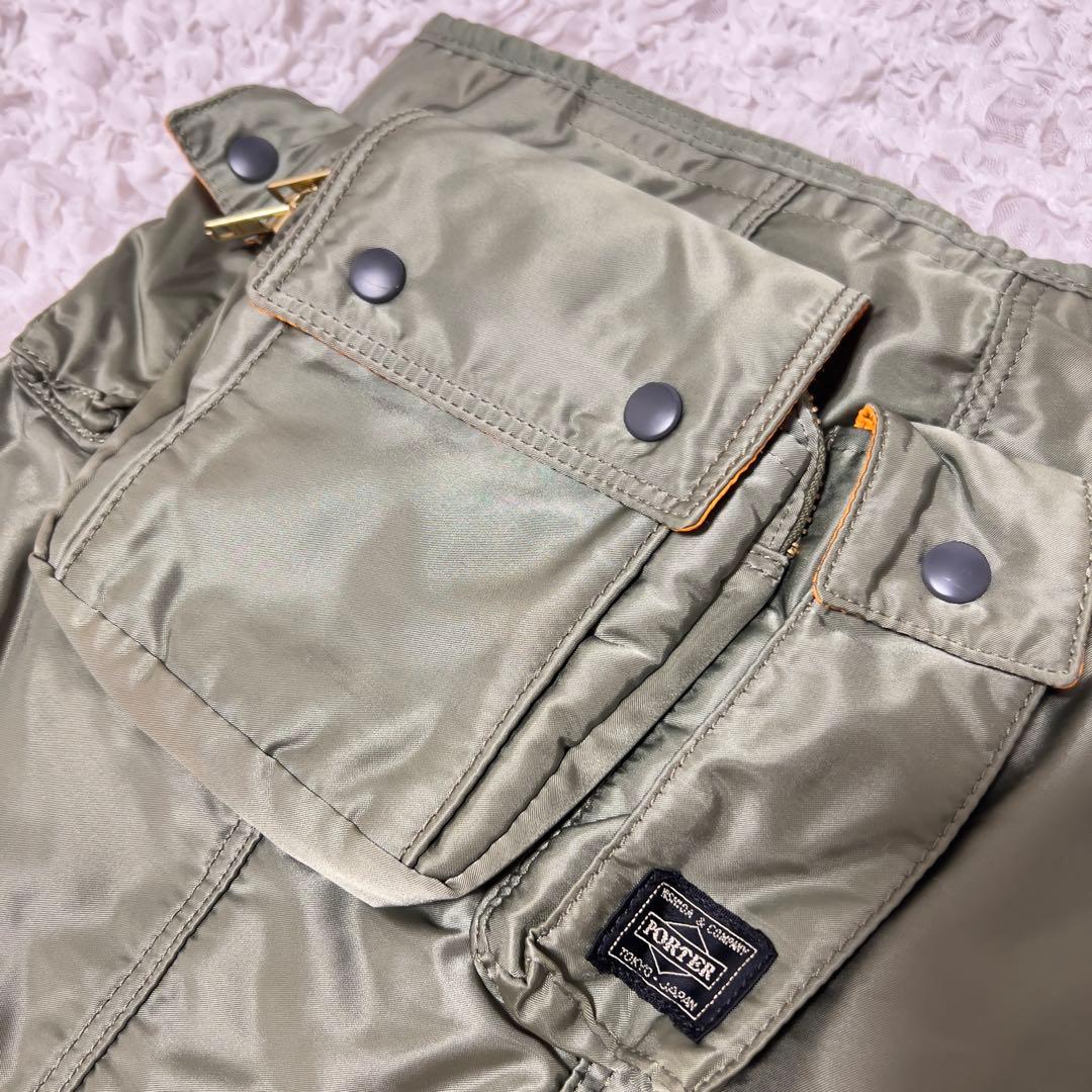 美品・希少PORTER × BEAMS BOY TANKER スカート グリーン - メルカリ