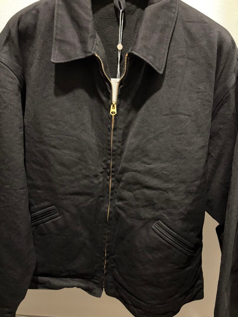 26SS COMOLI BLACK DENIM ZIP SHORT JACKET - メルカリ