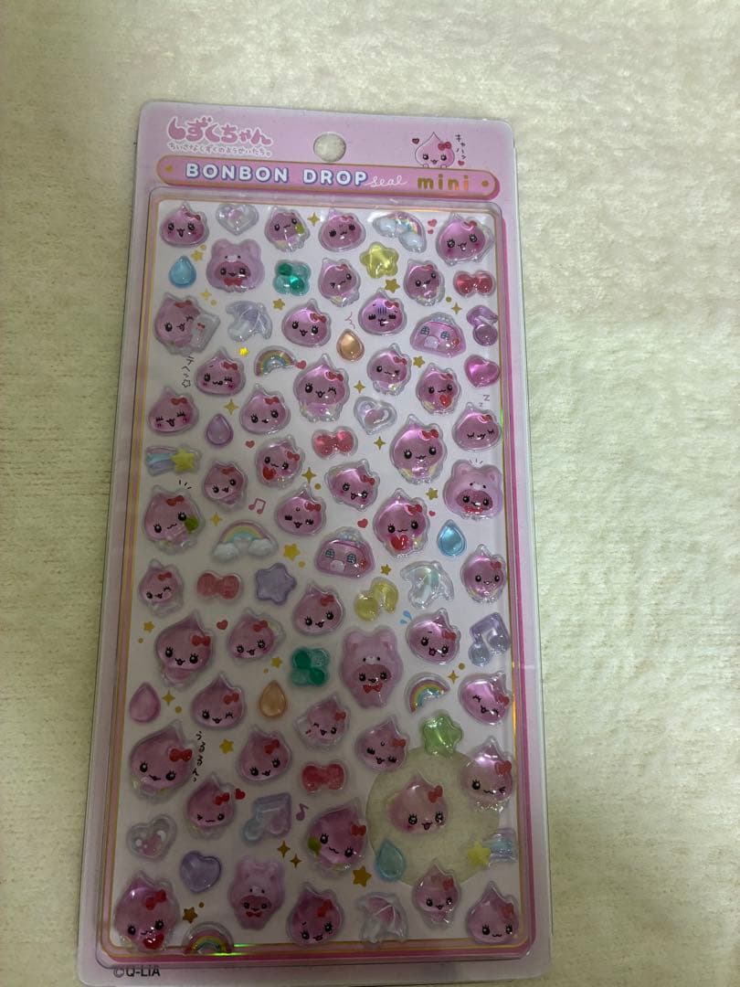 【正規品】ボンボンドロップミニ サンリオ＋しずくちゃん＋サンリオステッカー付き