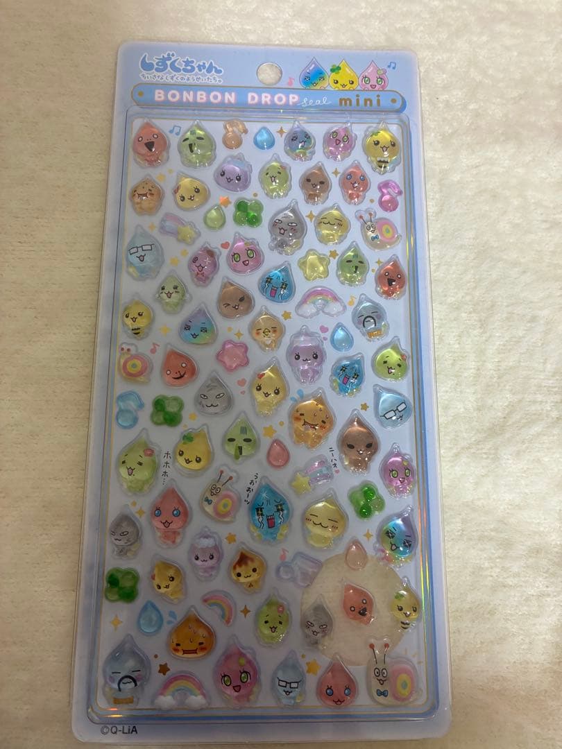 【正規品】ボンボンドロップミニ サンリオ＋しずくちゃん＋サンリオステッカー付き
