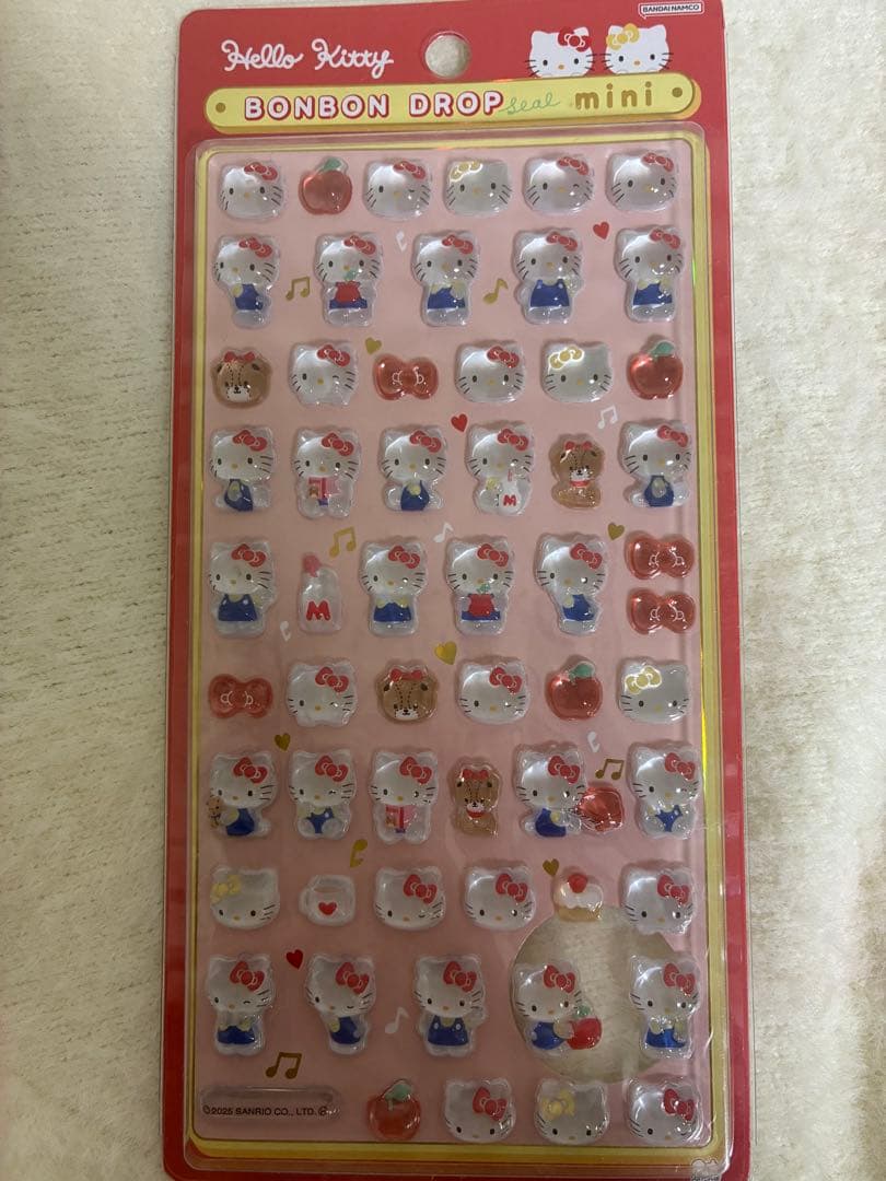 【正規品】ボンボンドロップミニ サンリオ＋しずくちゃん＋サンリオステッカー付き
