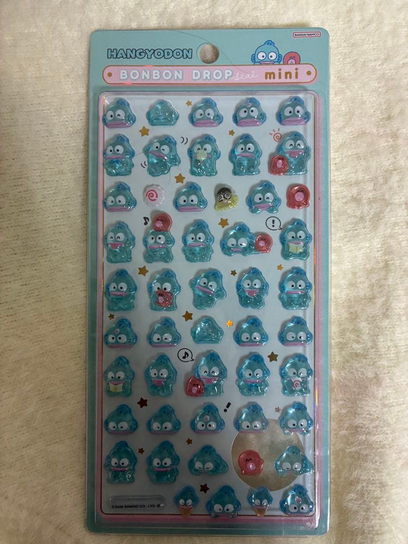 【正規品】ボンボンドロップミニ サンリオ＋しずくちゃん＋サンリオステッカー付き