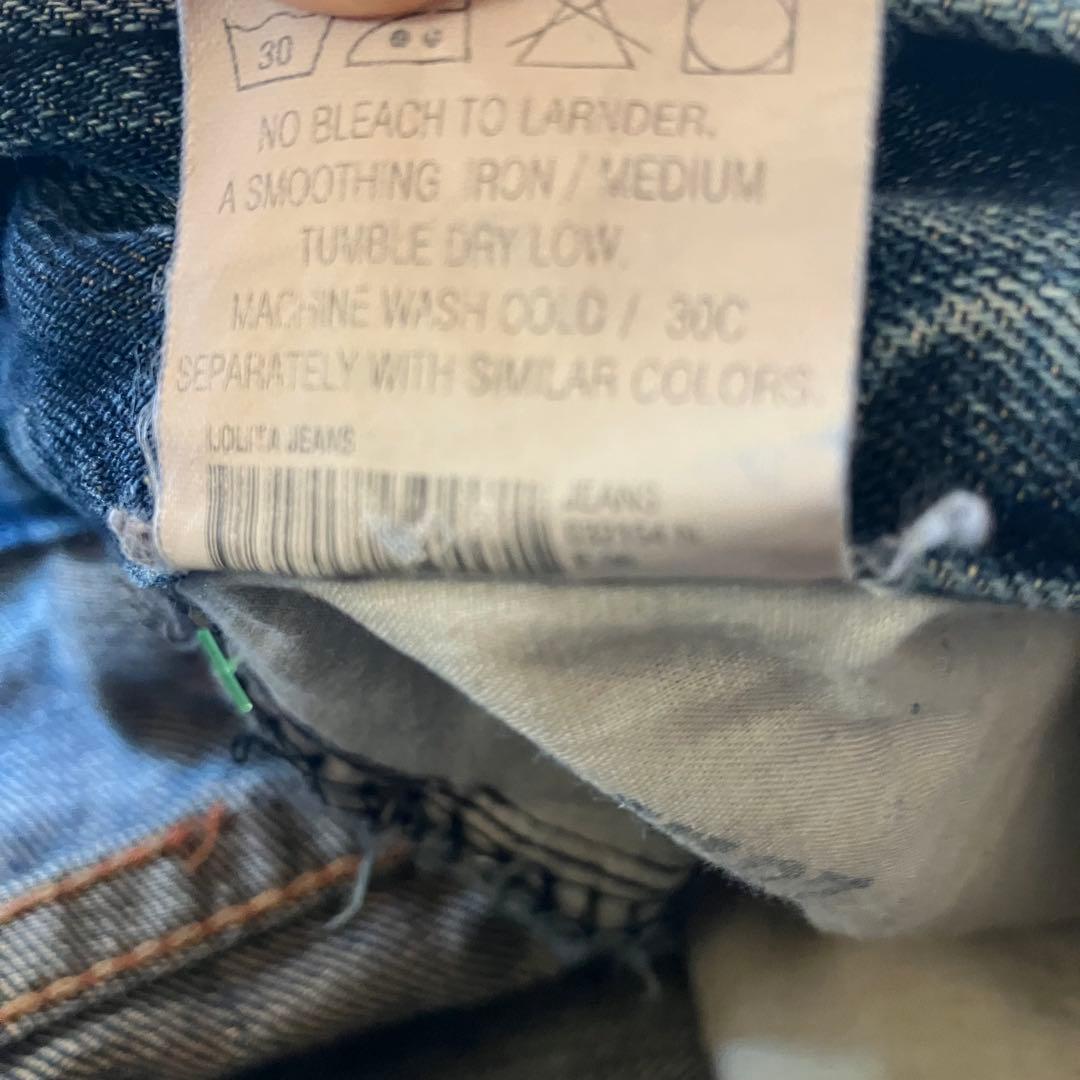 00s archive LOLITA JEANS 鬼ヒゲ蜂の巣デニム 平成ギャル - メルカリ