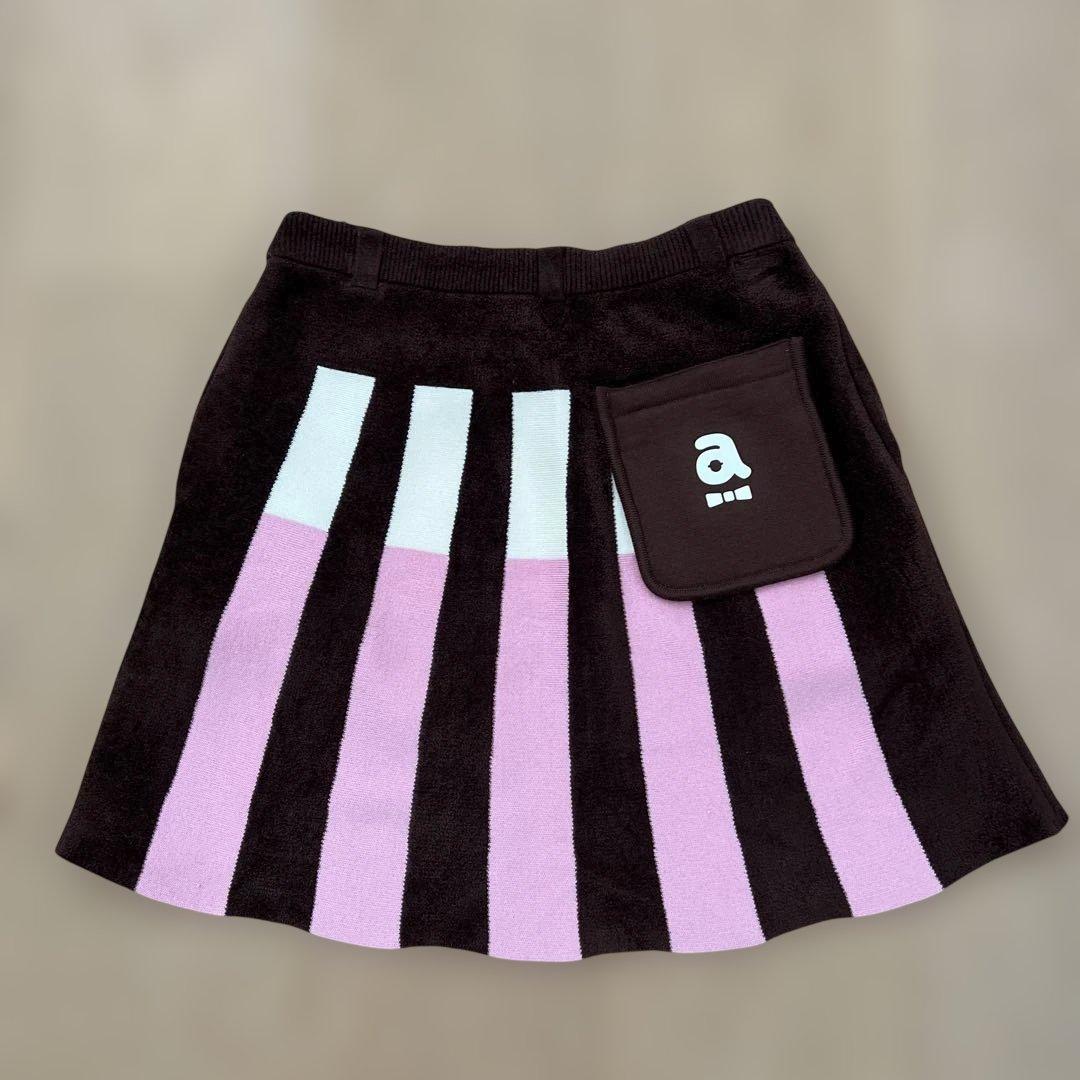 新品！アルチビオスカート38 サイズ：38 ARCHIVIO アルチビオ 切替 ストレッチスカート ネイビー系