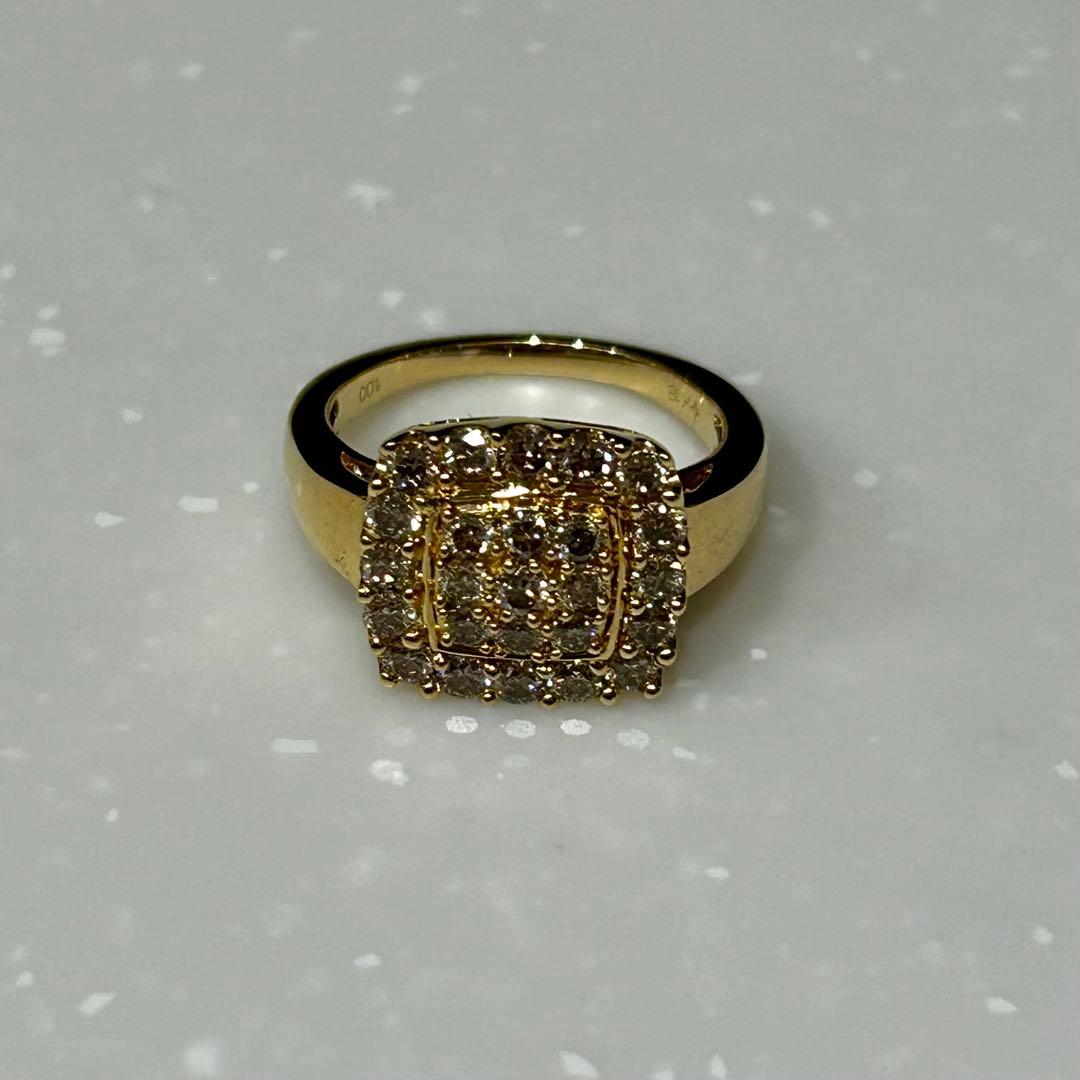 gstv リング ブラウンダイヤ K18 GSTV K18YG ブラウンダイヤモンド リング BRD 約0.30ct BRD 約0.18ct