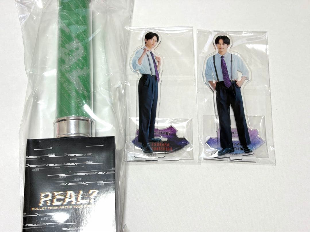 超特急　タクヤ　アクスタ2個　ペンライト　新品未開封　匿名配送 バラ売り可】超特急 タクヤ REAL? ペンライト アクスタ ヘアピン