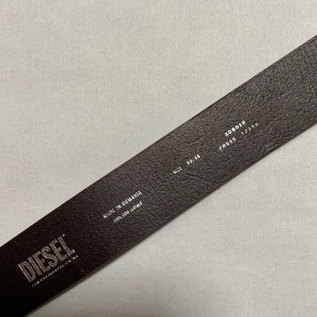 洗練されたデザイン DIESEL　Dロゴベルト　B -1DR 訳あり90