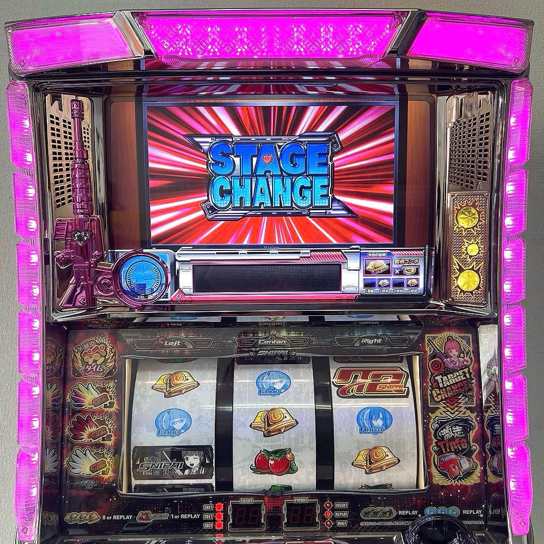 パチスロ実機 スナイパイ 7 2