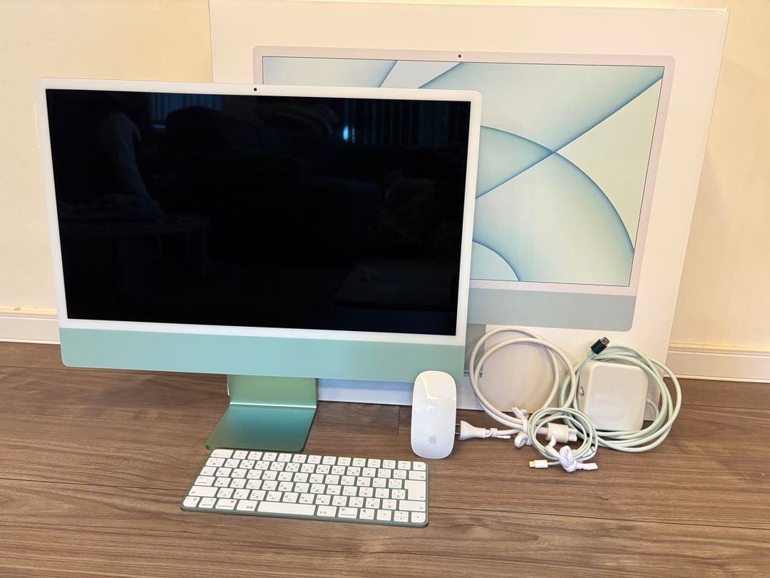 Apple iMac 24インチ ＊＊＊超美品＊＊＊ iMac（Apple） iMac 24インチ Retina 4.5K MGPD3J/A [シルバー] : らい