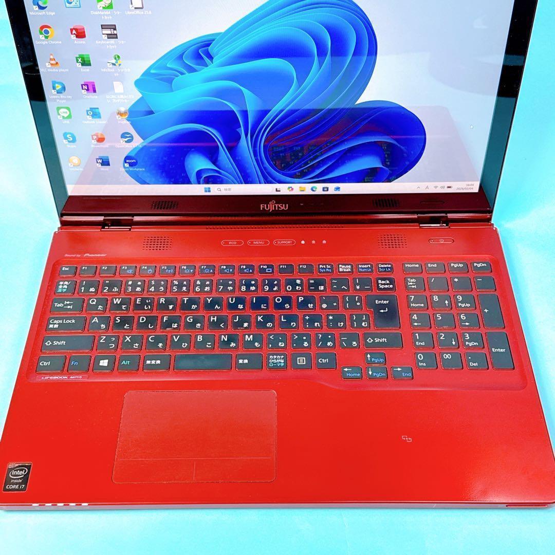 極速i7‼️タッチパネル win11 ノートパソコン カメラ Office 薄型