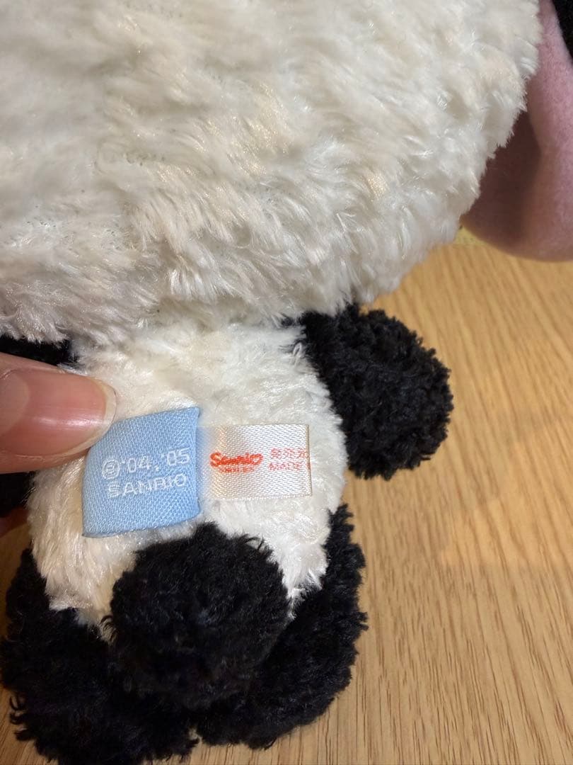 シュガーバニーズ　ぱんだうさ　初代　ぬいぐるみ　サンリオ　ぱんだ　青タグ　美品