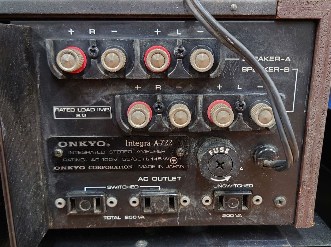 【希少・名機】ONKYO Integra A-722 プリメインアンプ - メルカリ