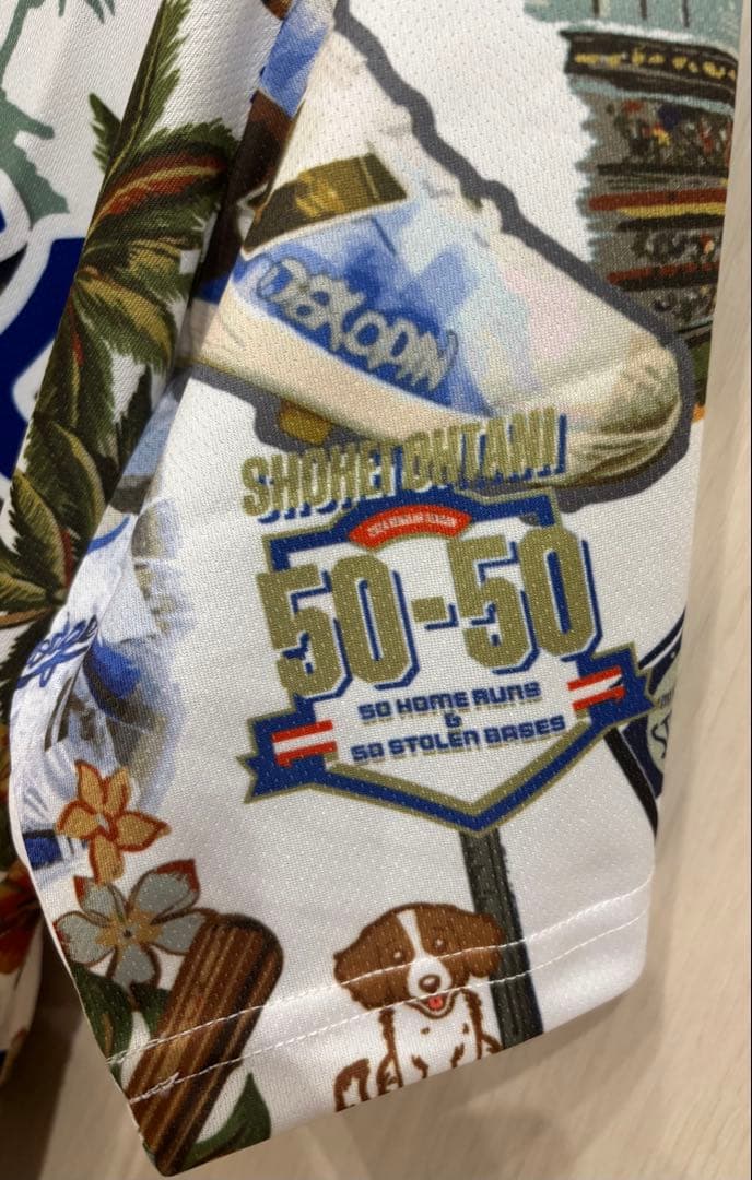 ラスト一点！⭐️期間限定価格⭐️大谷翔平 サインアロハユニフォーム