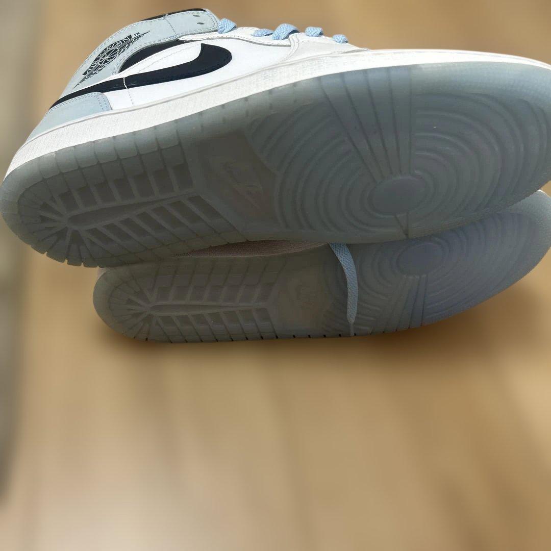 JORDAN1 mid \"Ice Blue Nubuck\" 新品 27.5cm