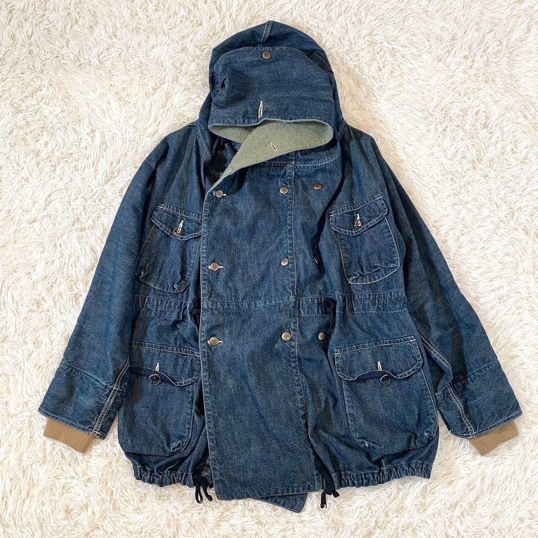 キャピタル KAPITAL デニム リングコート 切替 ウール - メルカリ