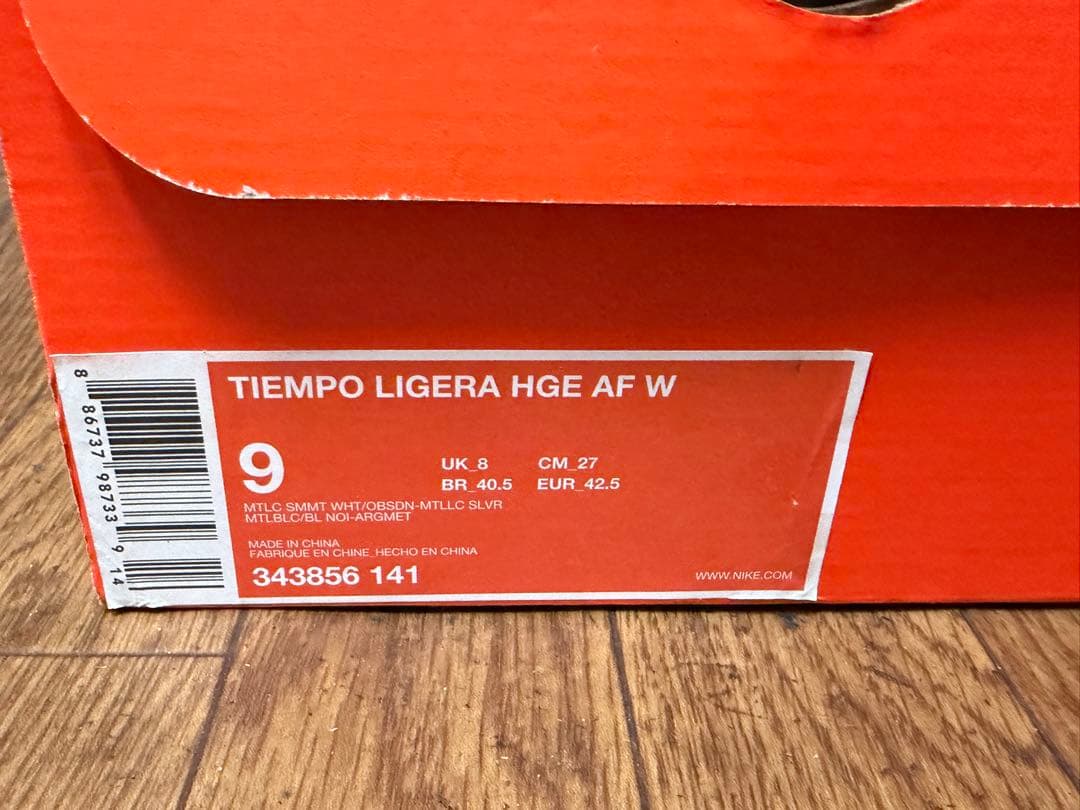 NIKE TIEMPO LIGERA HGE AF W ティエンポ リゲラ 27 - メルカリ