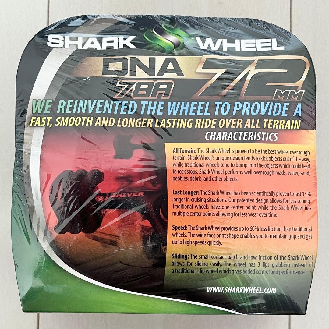 21☆新品 未開封☆ シャークウィール 72mm 78a クリア グリーン - メルカリ