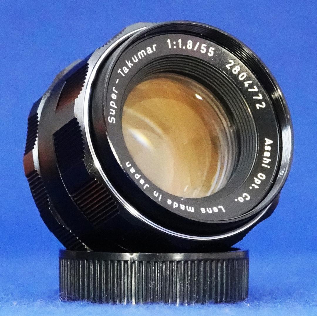 2804772　極上美品＆フレア後期型Super-Takumar　F1.8/55