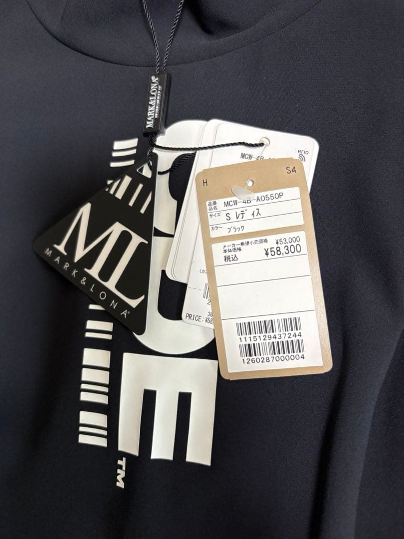 MARK&LONA マークアンドロナ ゴルフ ワンピース ノースリーブ タグ付き