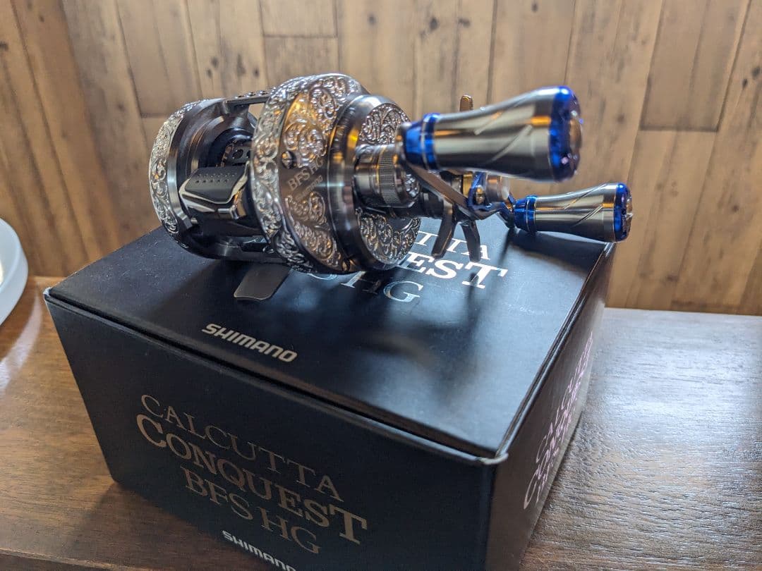 シマノ カルカッタコンクエストBFS 彫金 エングレービング カスタム
