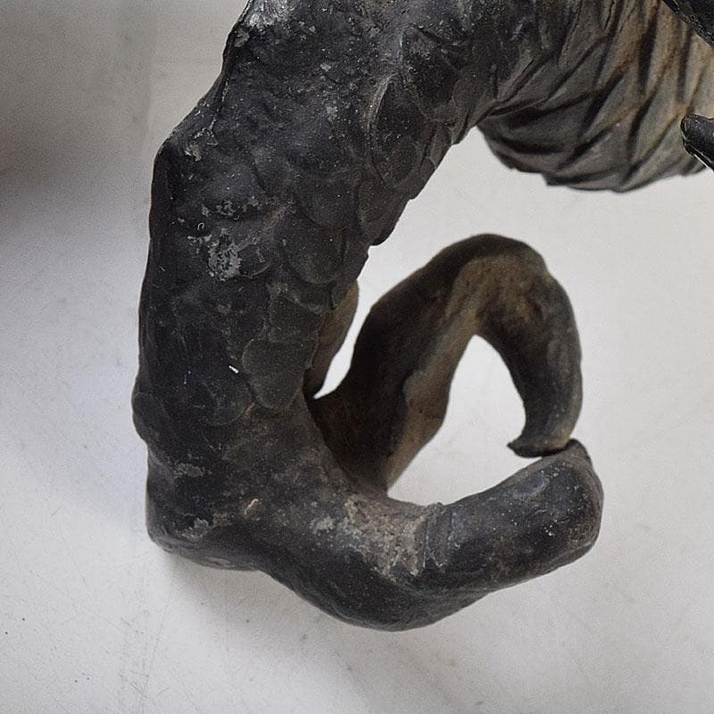 オベサス様専用 時代金工 古銅鍍金 龍 置物 重さ約4kg D R9340H - メルカリ