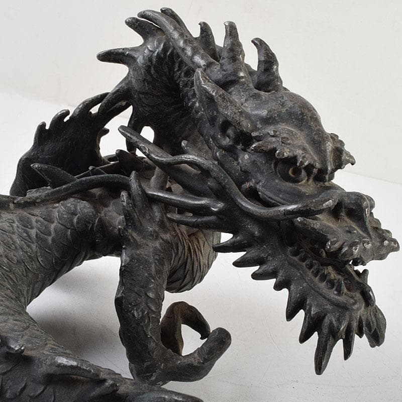 オベサス様専用 時代金工 古銅鍍金 龍 置物 重さ約4kg D R9340H - メルカリ