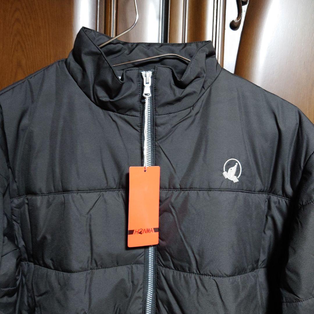 本間ゴルフ：メンズ：HONMAジャンパー：中綿ジャケット：Lサイズ：黒