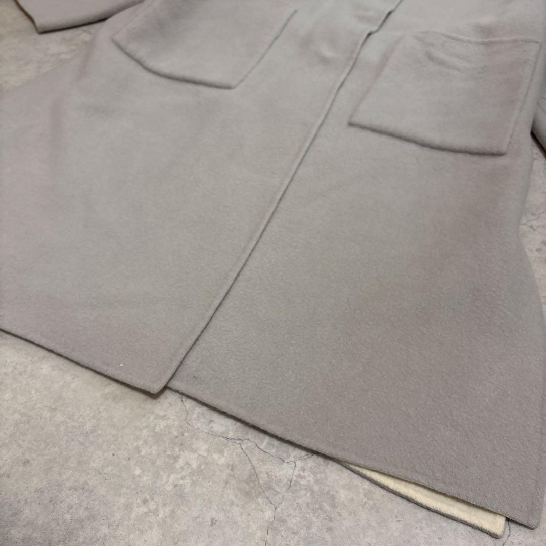 ADORE アドーア リバーシブル コート カシミヤ ダブルフェイス ノー