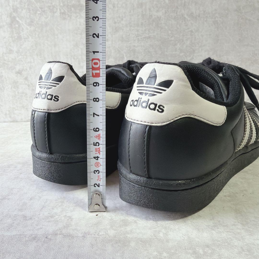 adidas SUPERSTAR スーパースター 25.5cm 黒×白 定番