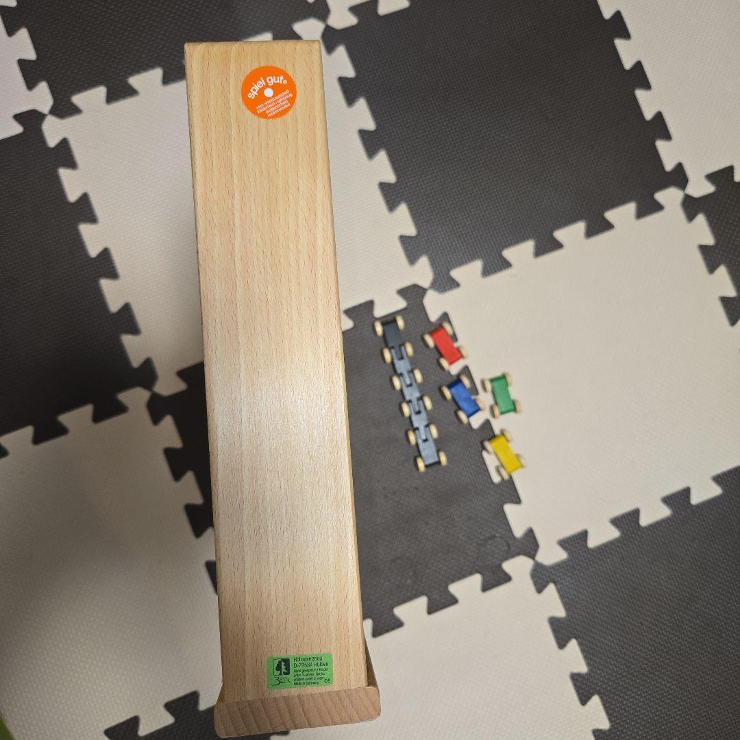 木製玩具　ベック社　トレインカースロープ