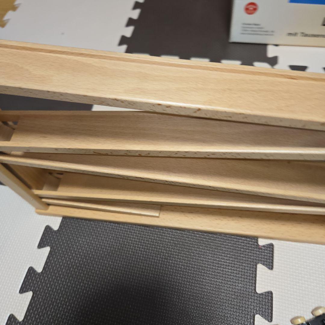 木製玩具　ベック社　トレインカースロープ