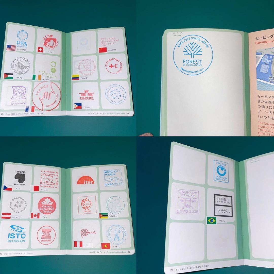 ② 【コンプ】万博 公式 パスポート コンプリート スタンプ帳