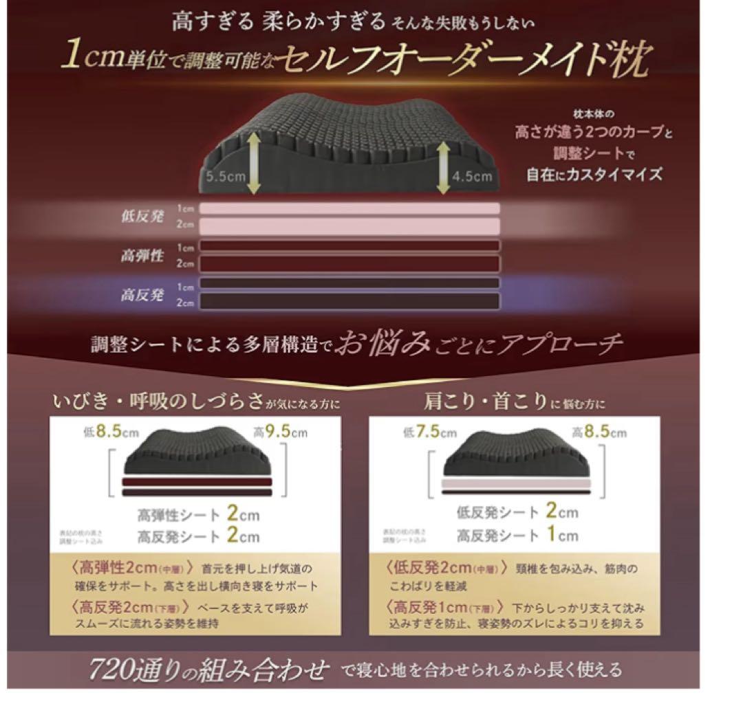 新品、未使用品】GOKUMIN 3Dハニカムジェル枕 超無重力ジェルピロー