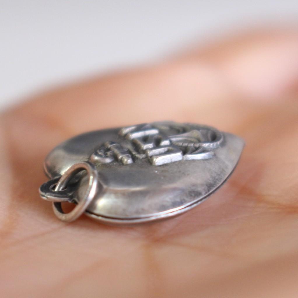 40s スウィートハートジュエリー WW2 シルバー チャーム NAVY USN