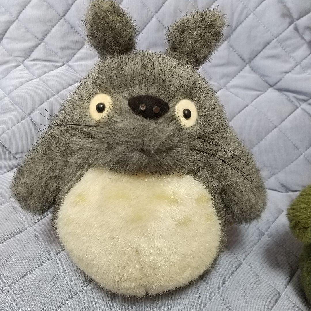 サン・アロー となりのトトロぬいぐるみ グレーとグリーン 徳間 レトロ