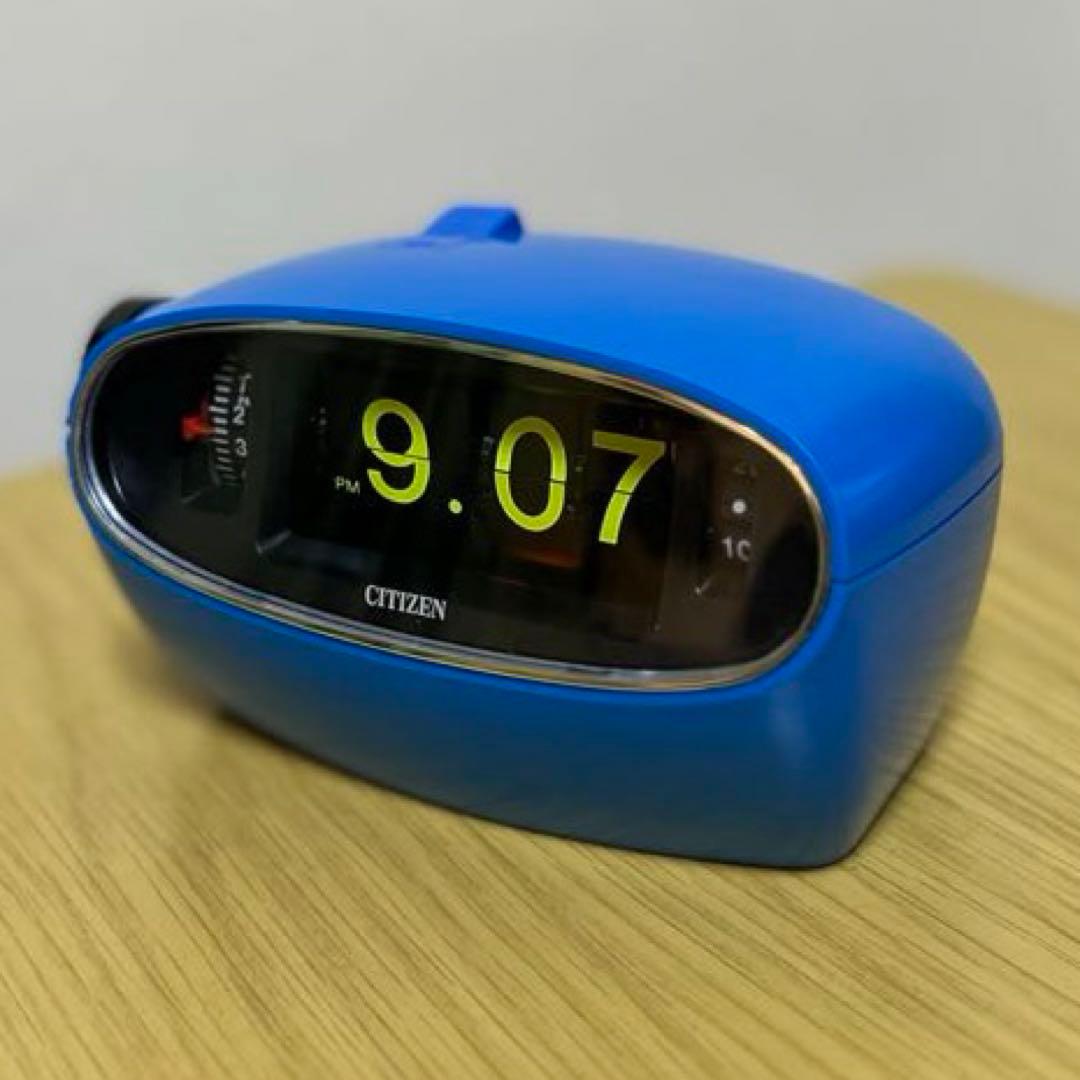 【メンテ済み・動作正常】CITIZENパタパタ時計 ハイリーフ 5RD023 CITIZEN デジタル電気時計『ハイリーフ・カーチス』外箱付 昭和40年代