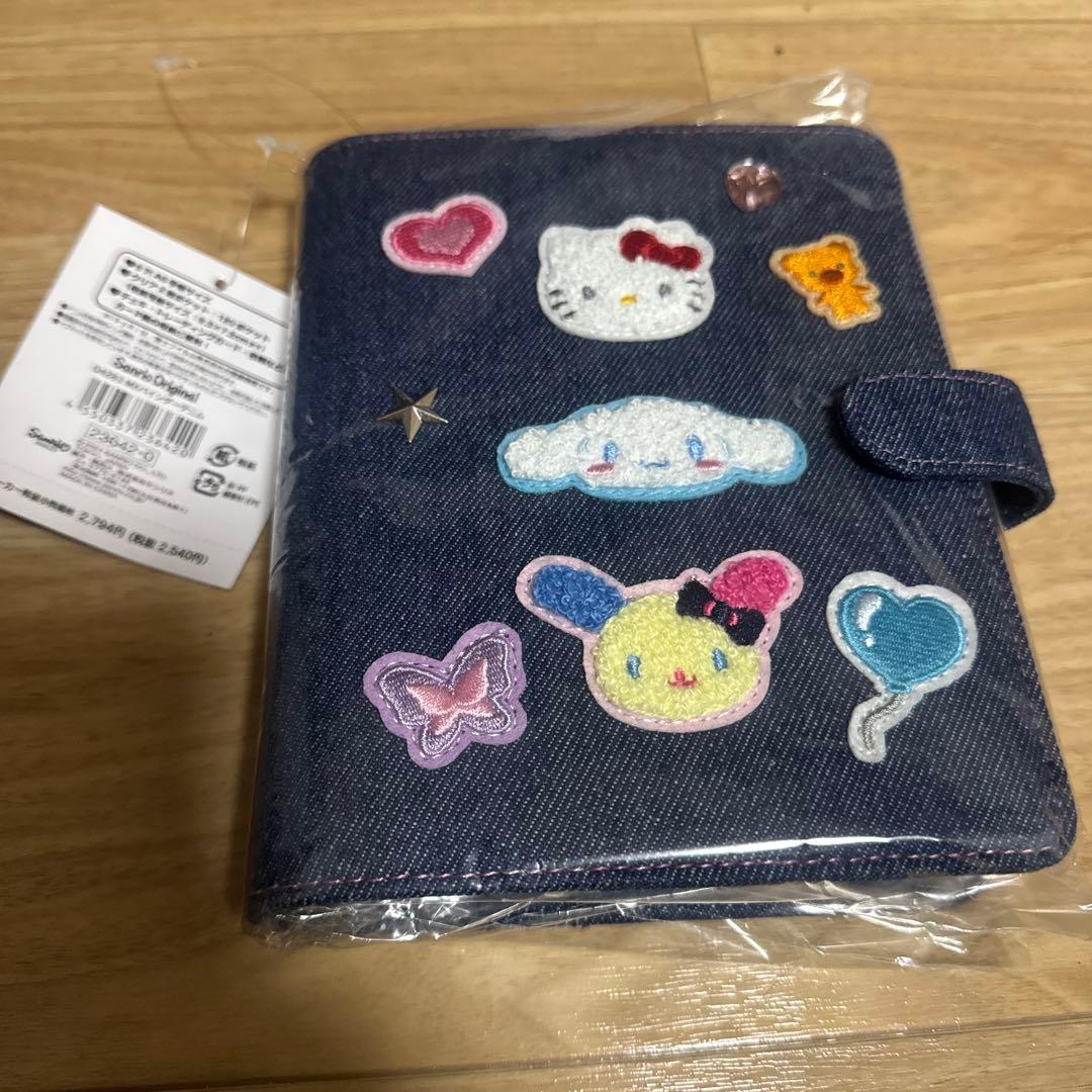 サンリオ デニムワッペン バインダー ファイル 推し活 カード チェキ
