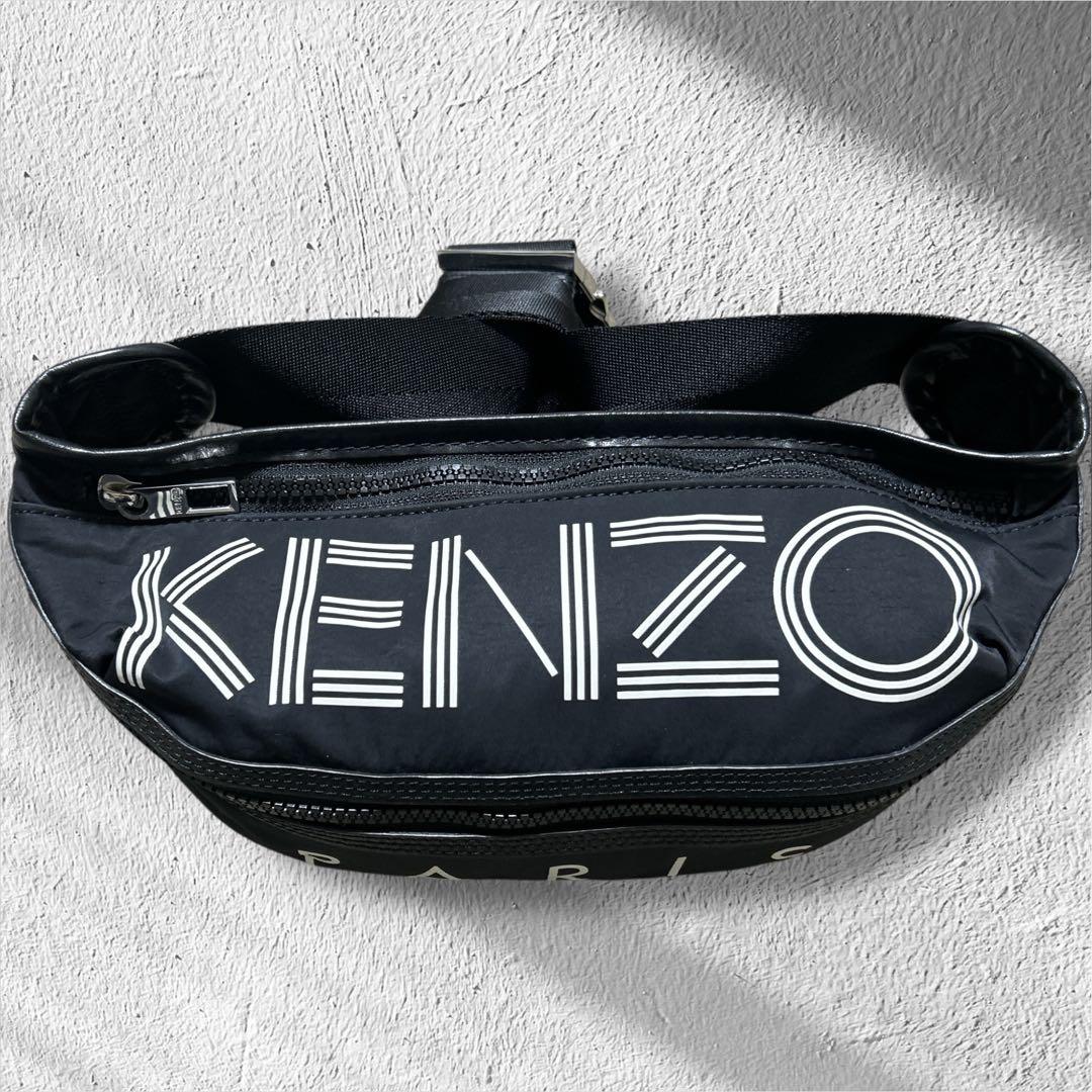 美品✨️KENZO ウエストポーチ ボディバッグ - メルカリ