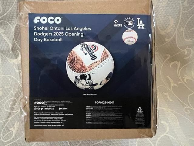 72個限定】大谷翔平25OpeningDayBaseball・FOCO社#62 - メルカリ