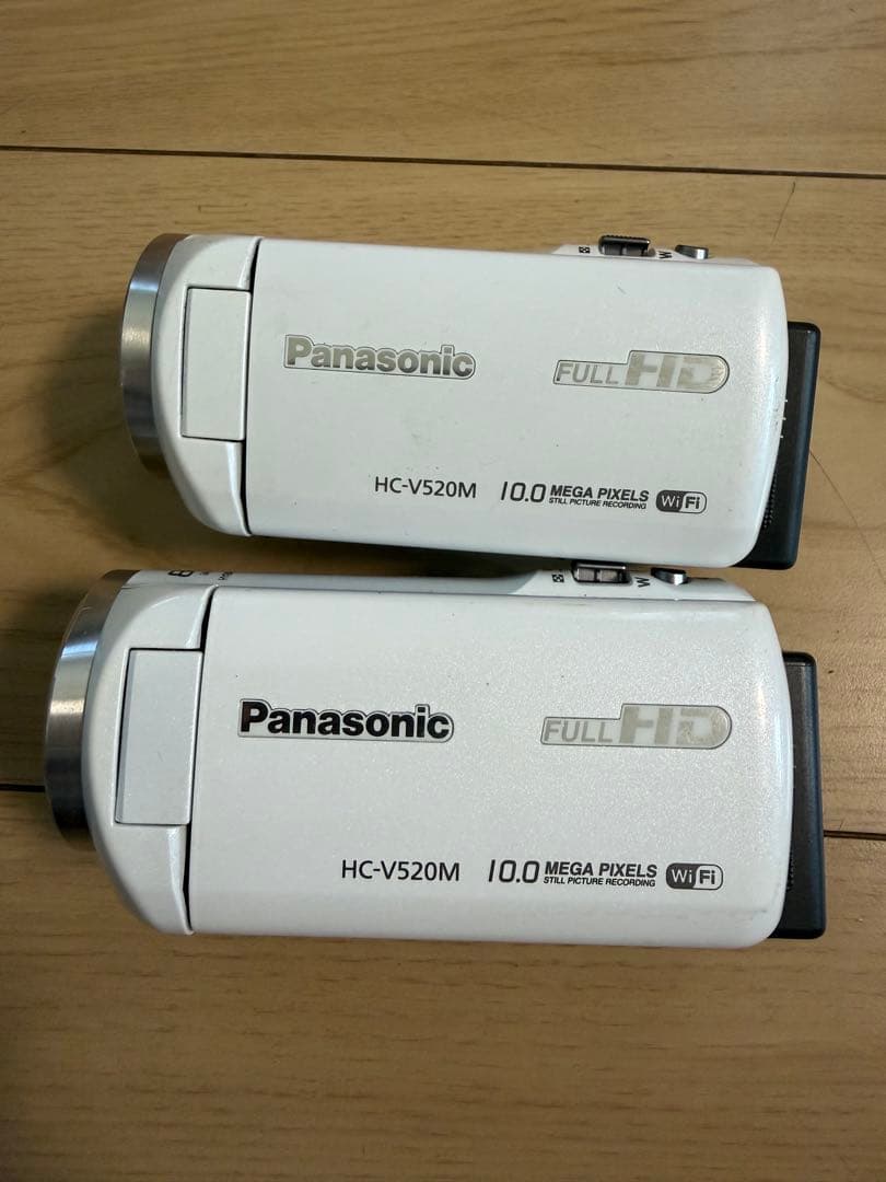 Panasonic HC-V520M ビデオカメラ 本体 2台 - メルカリ