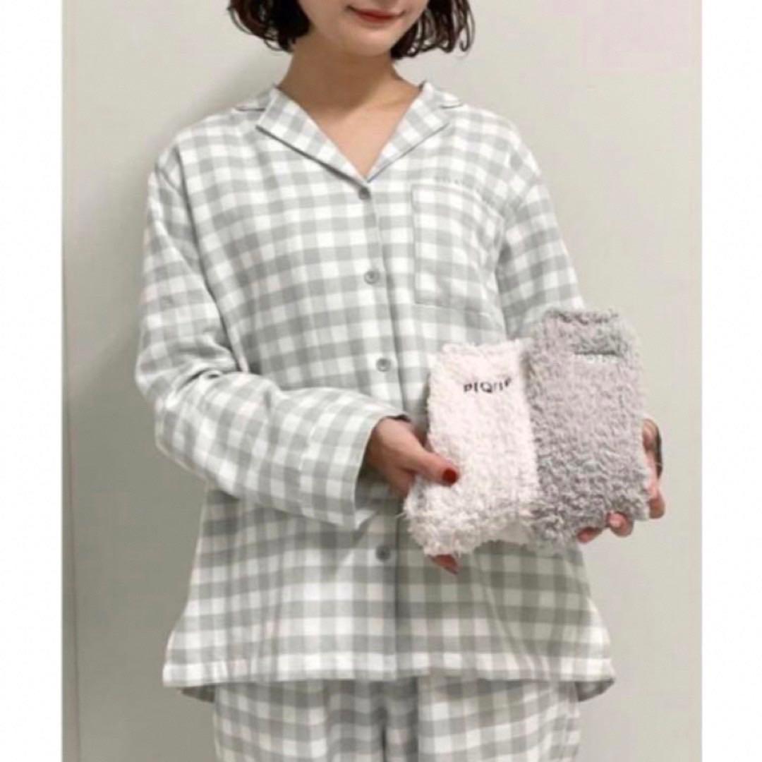 ジェラートピケ ギンガムチェック上下セット ミント - メルカリ