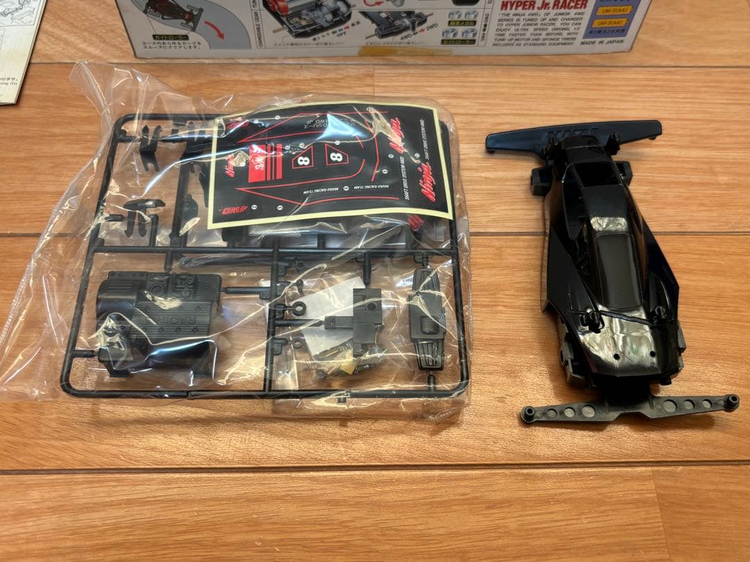 当時物 マルイ ミニ四駆 ザ・ニンジャ4WD ジュニア 未組立 - メルカリ