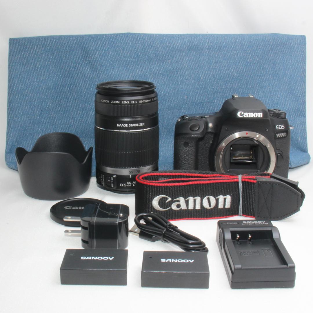 ❤️予備バッテリー付き❤️Canon EOS 9000D 手振れ補正超望遠レンズ