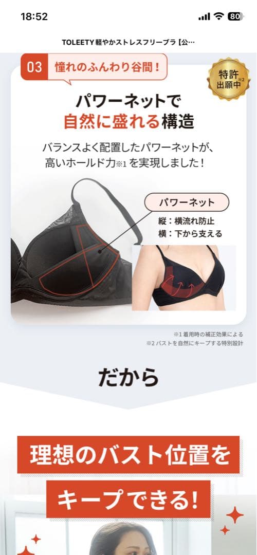 専用になりました！ TOLEETYブラ&ショーツセット グレー BC75-85