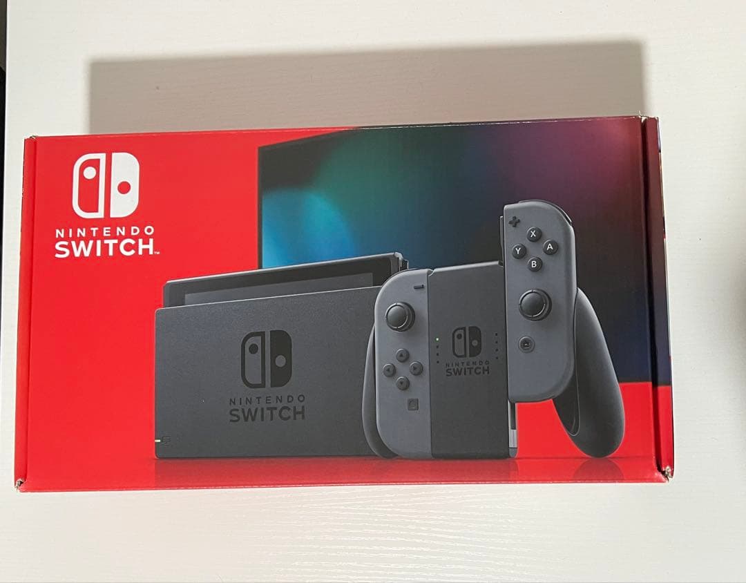 当日発送】Nintendo Switch 美品 グレー 本体 箱付き