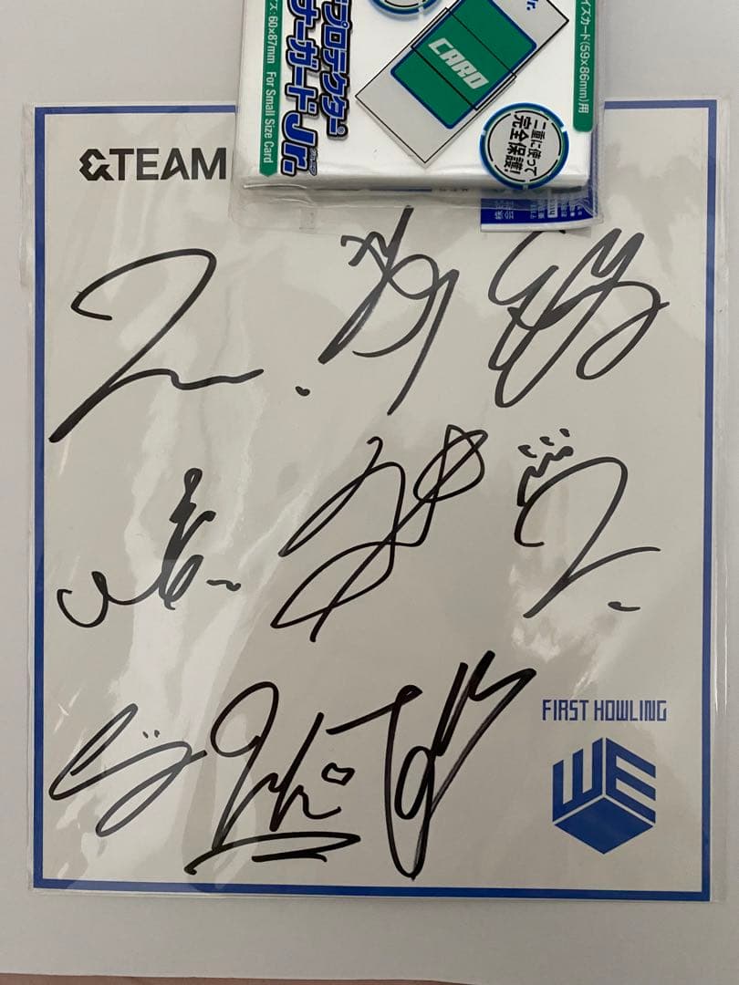 &TEAM 2nd EP オフイベ 全員サイン会 全員サイン色紙 - メルカリ