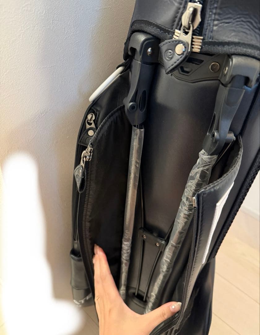 新品自宅保管のみ パーリーゲイツ スタンド式 キャディバッグ 超入手