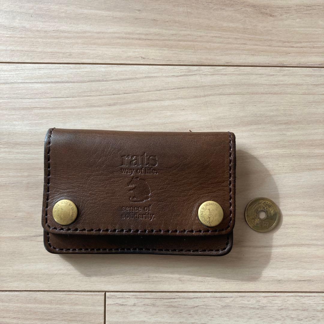 希少品】RATS ラッツ コンパクトレザーウォレット WAY OF LIFE - メルカリ