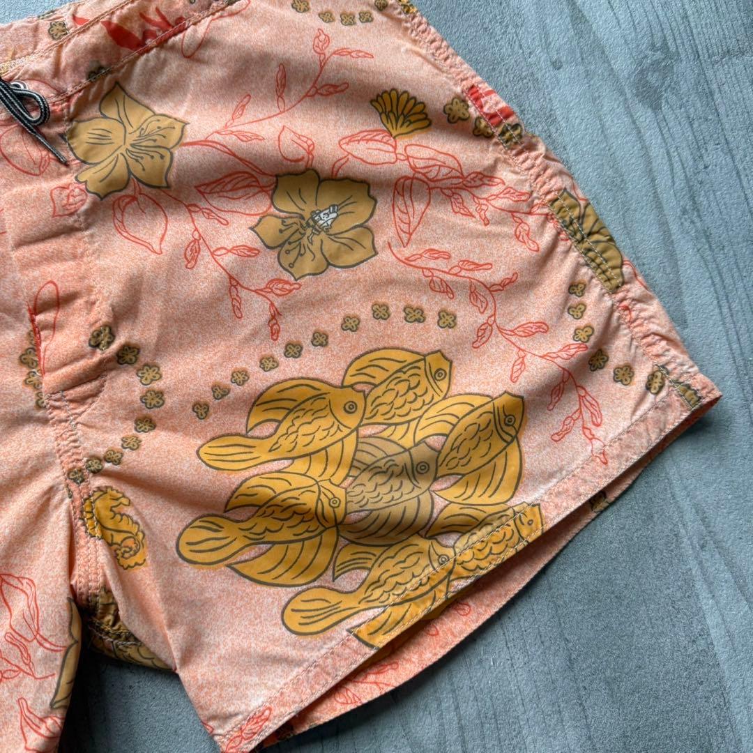 美品！70〜80'sUSA製【バードウェル】ボードショーツ サーフトランクス