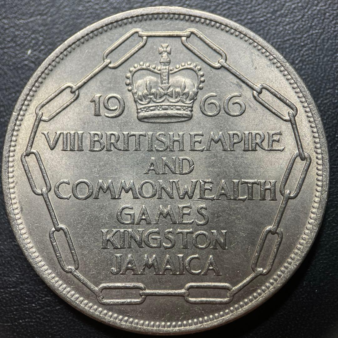 1028 ジャマイカ 5シリング 大型 外国コイン 硬貨 古銭 貨幣 - メルカリ